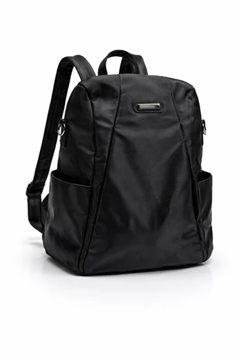 MOCHILA CASUAL COMPACTA CON BOLSILLOS LATERALES