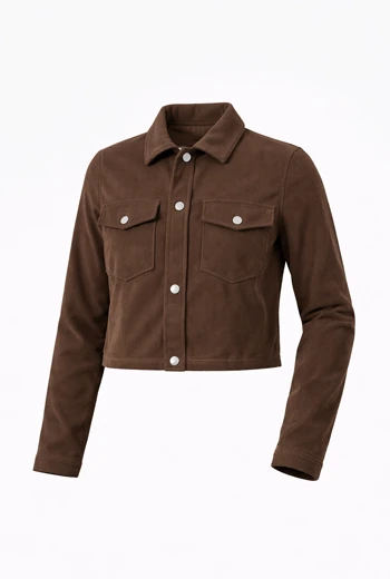 CHOMPA PANA DE MUJER COLOR MARRÓN