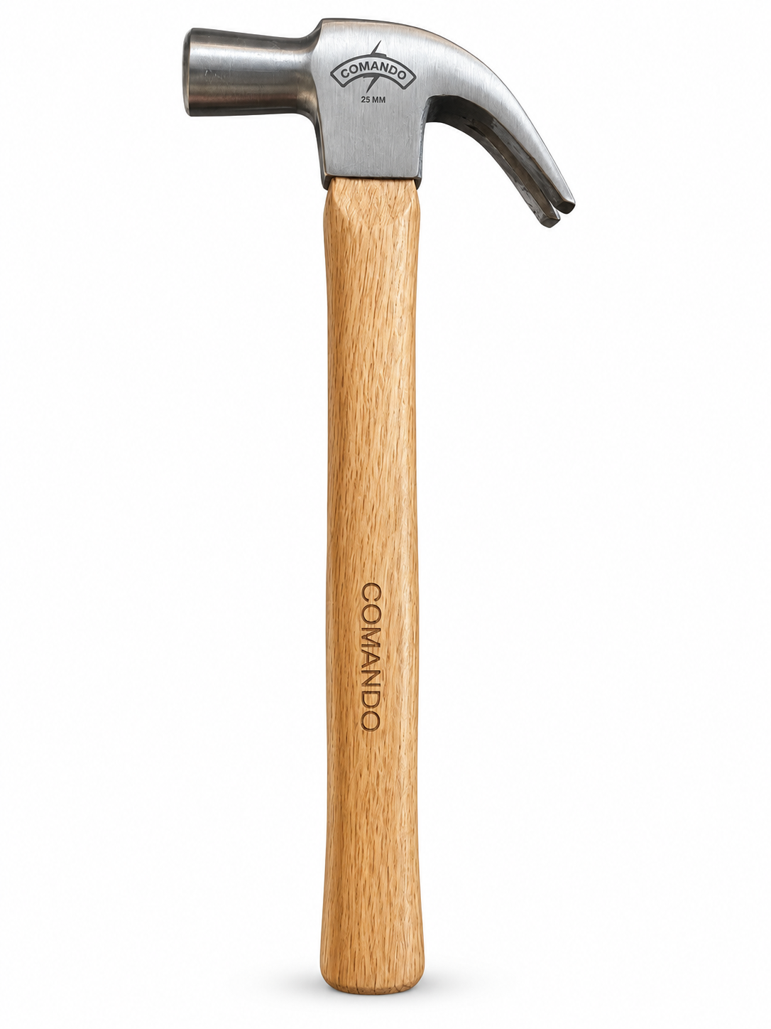 Martillo de Uña Comando 25 mm con Mango de Madera