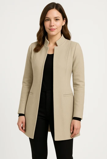 ABRIGO CLASICO BEIGE