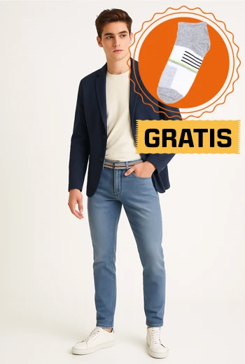 JEAN PARA HOMBRE ESTILO MODERNO CON CINTURÓN