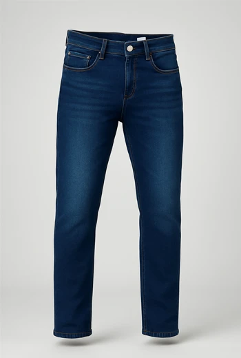 PANTALÓN DE MEZCLILLA AZUL CLÁSICO PARA HOMBRE